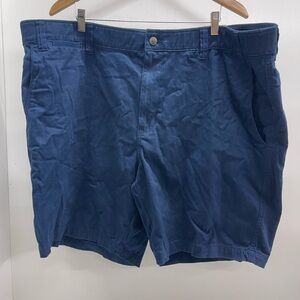 The Foundry Supply Co. Blue Flat Front Shorts